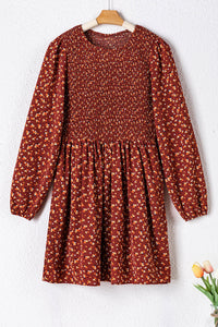Bohemian Off-Shoulder Flowy Mini Dress