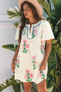 Bohemian Paisley Print Day Dress