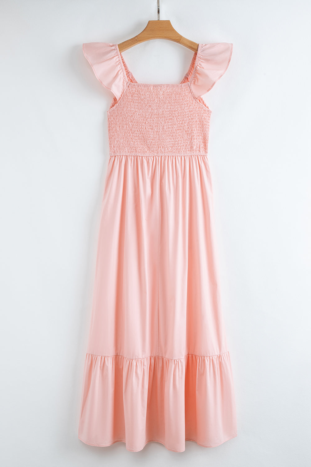 Bohemian pink dress full length