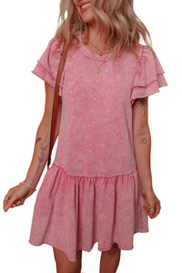 Bohemian Pink Mini Dress Styling