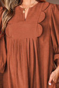 Bohemian Pleated Mini Casual Look