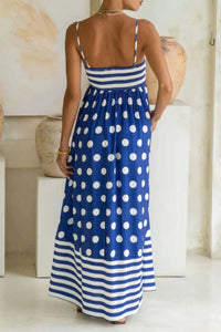 Bohemian Polka Dot Summer Dress