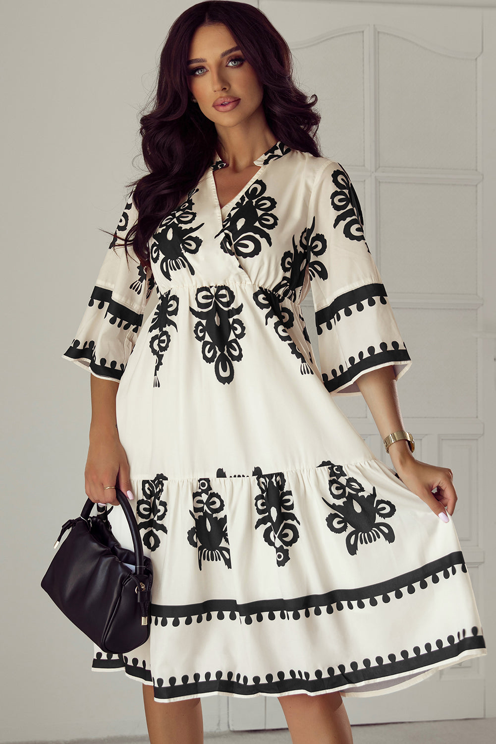 Bohemian Prairie Dress Back View