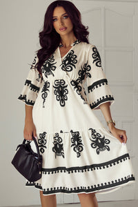 Bohemian Prairie Dress Back View