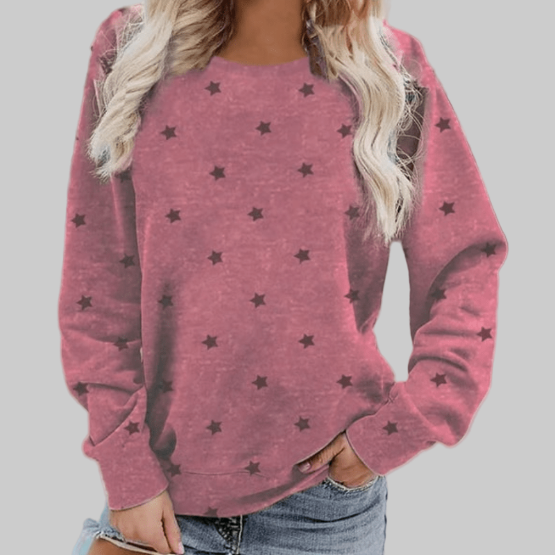 Bohemian printed cotton tee relaxed fit