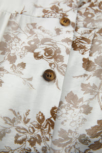 Bohemian puff sleeve dress pattern