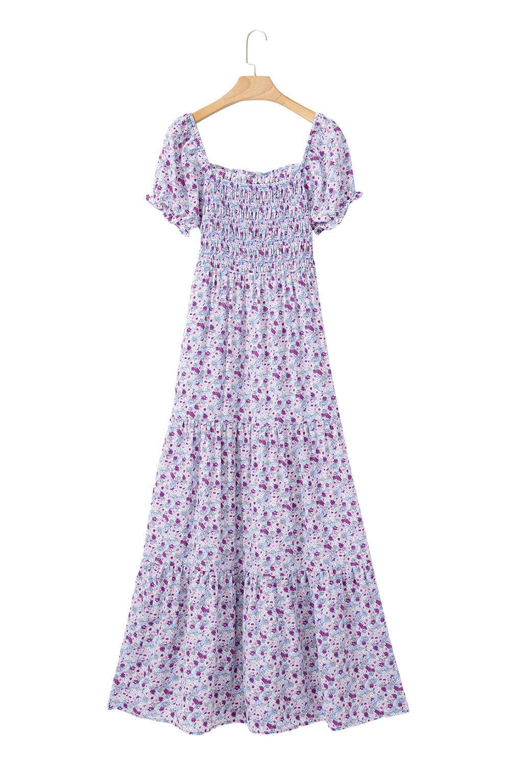 Bohemian puff sleeve garden dress