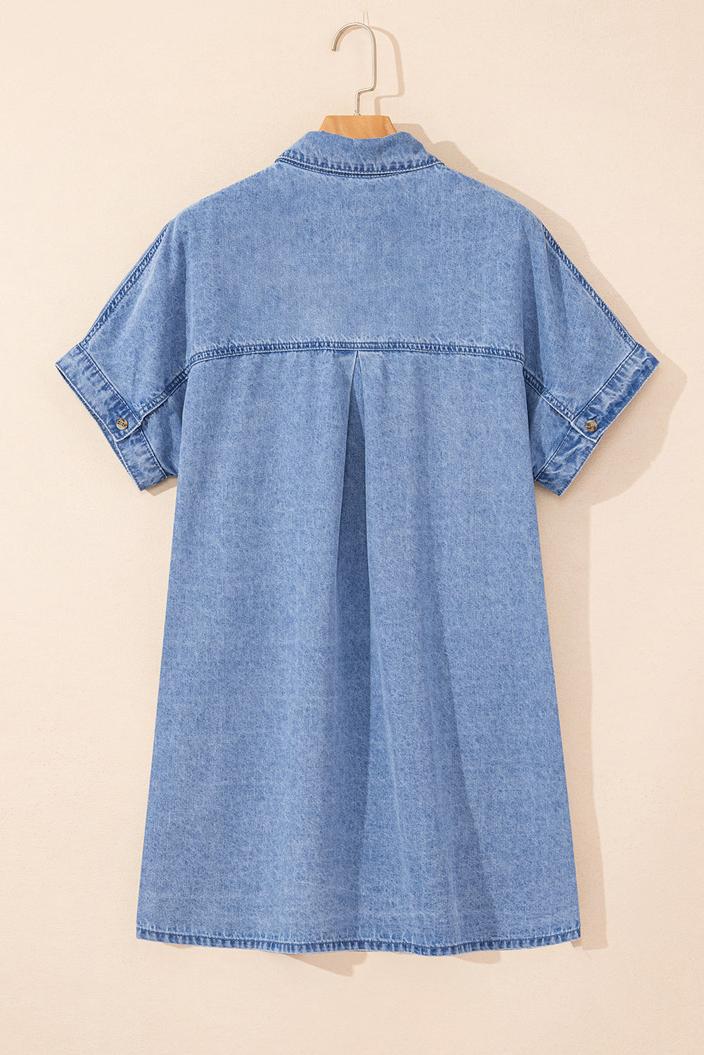 Bohemian Relaxed Denim Mini Outfit