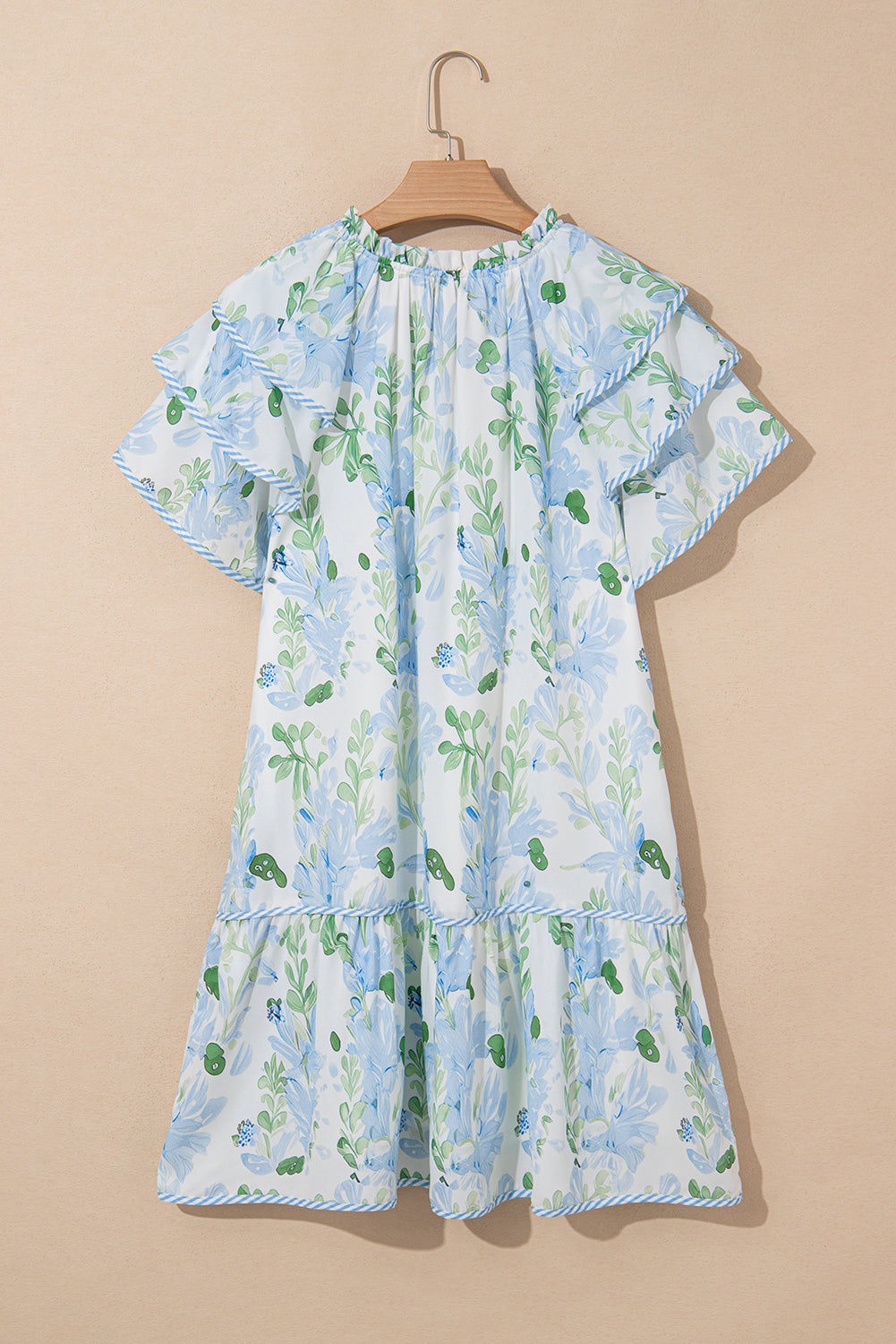 Bohemian Relaxed Fit Blue Mini
