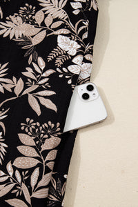 Bohemian relaxed fit floral dress