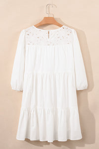 Bohemian relaxed fit lace mini