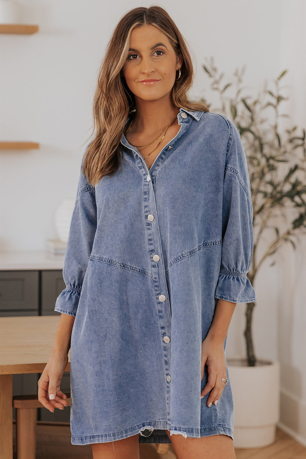Bohemian Relaxed Fit Mini Dress
