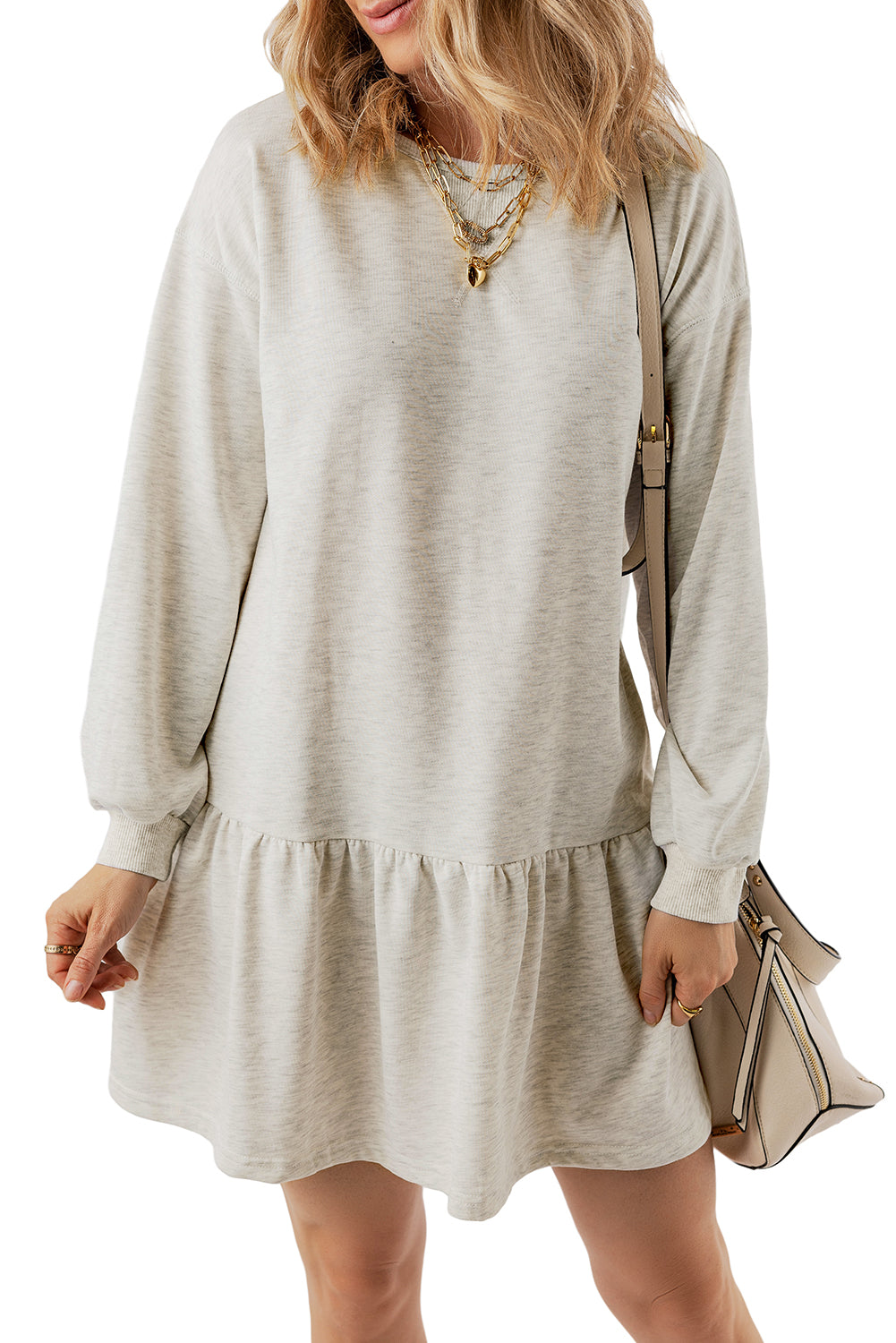 Bohemian Relaxed Fit Sundress White