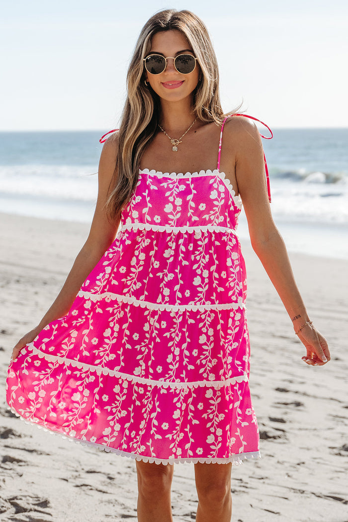 Bohemian ric rac dress detail