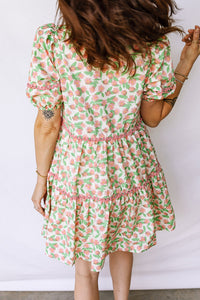 Bohemian ricrac trim summer dress