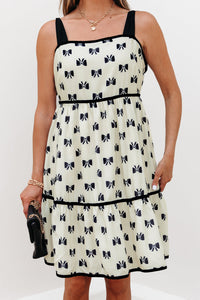 Bohemian ruched shoulder short dress