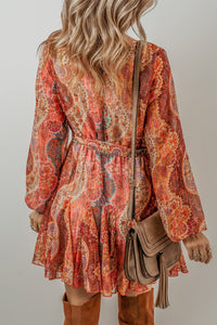 Bohemian Ruched Waist Summer Dress