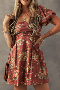 Bohemian Ruffle Hem Beach Dress