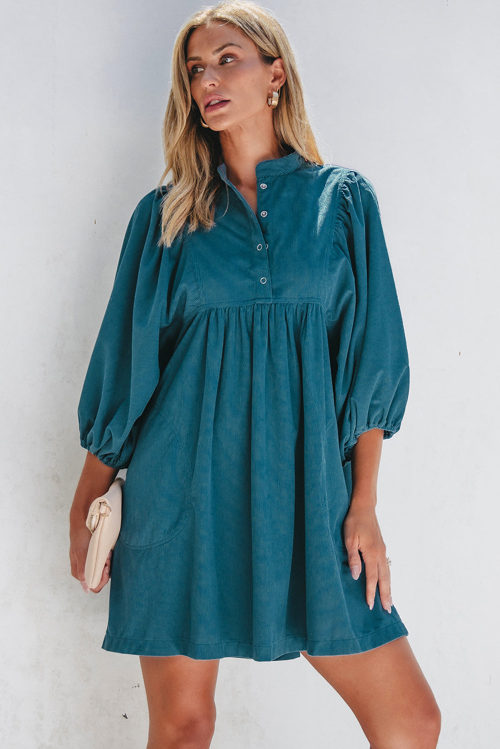Bohemian Ruffle Hem Beach Dress