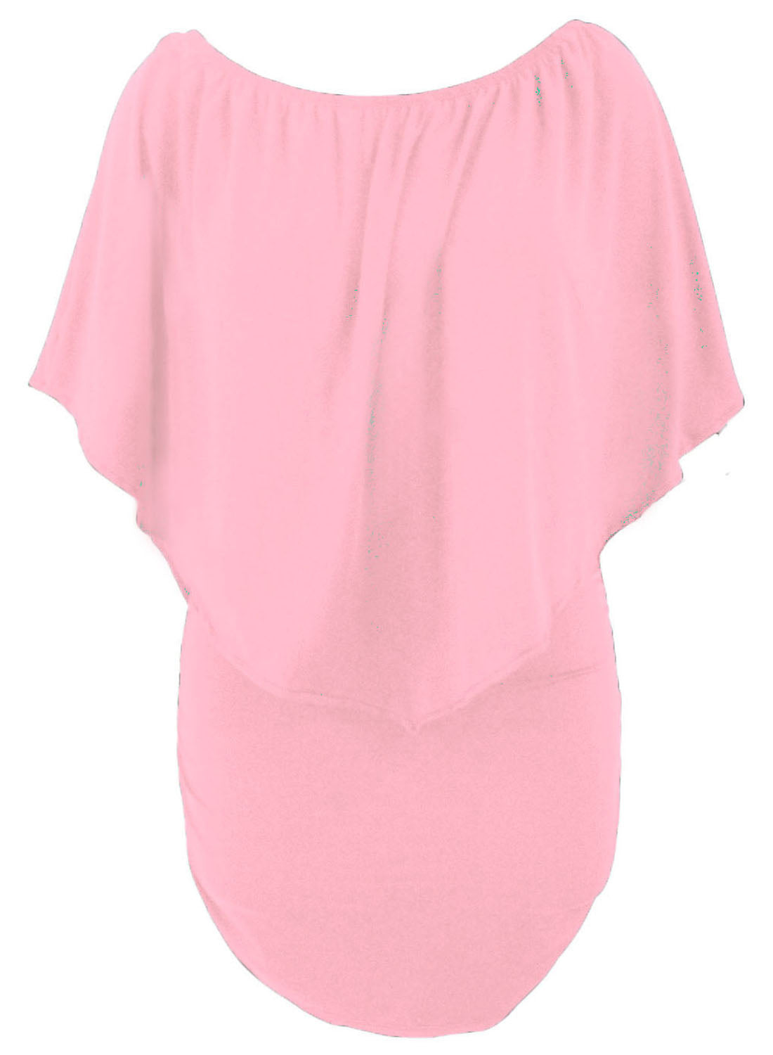 Bohemian Ruffle Hem Cotton Mini