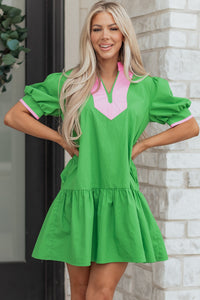 Bohemian Ruffle Hem Dress Side