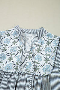 Bohemian Ruffle Hem Floral Dress