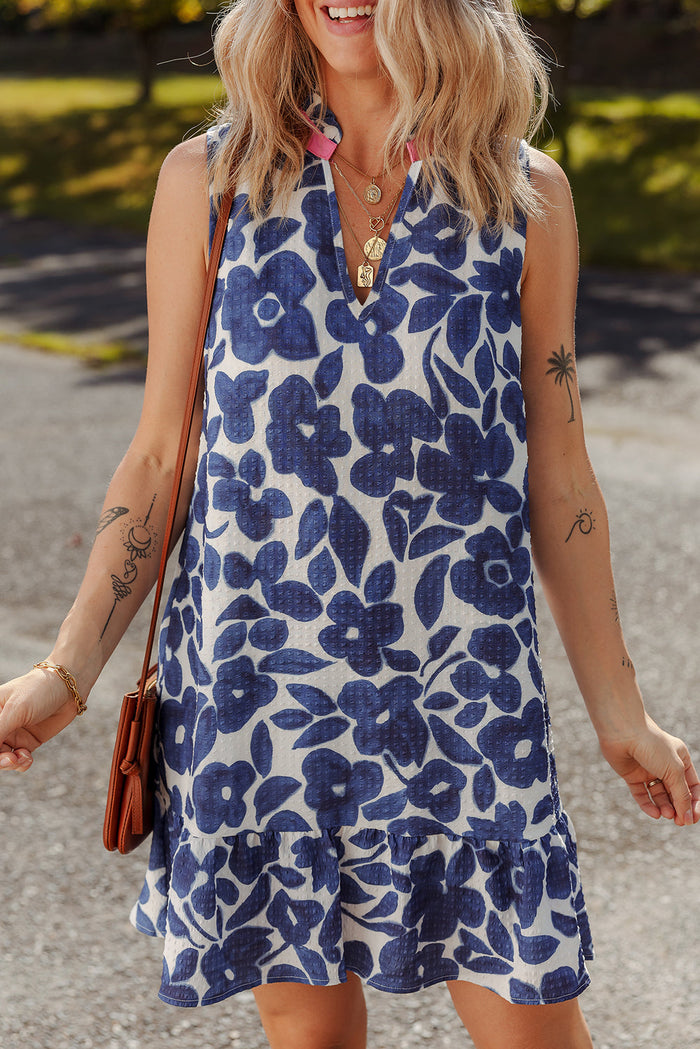 Bohemian Ruffle Hem Summer Dress