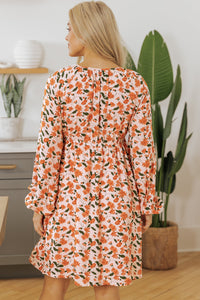 Bohemian Ruffle Sleeve Dress Detail