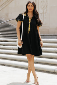 Bohemian Sequin Dress Close-Up