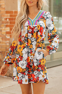 Bohemian Sheer Lace Dress Closeup