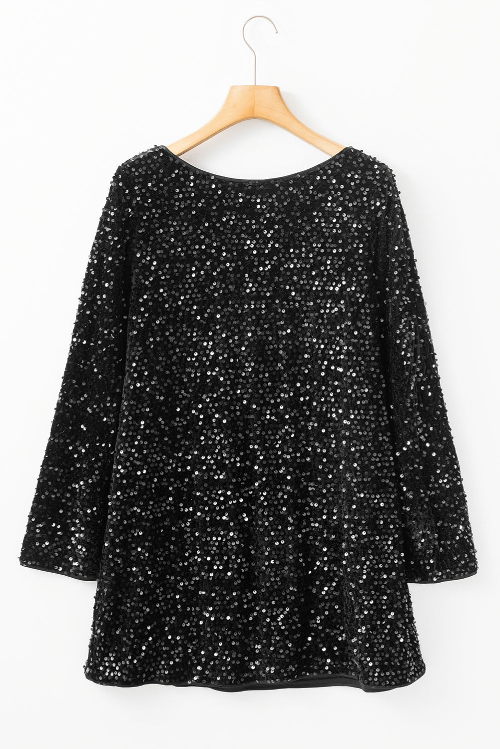 Bohemian Shimmer Mini Dress Side