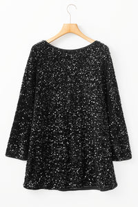 Bohemian Shimmer Mini Dress Side