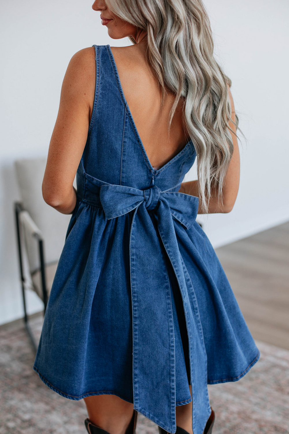 Bohemian short dress relaxed fit