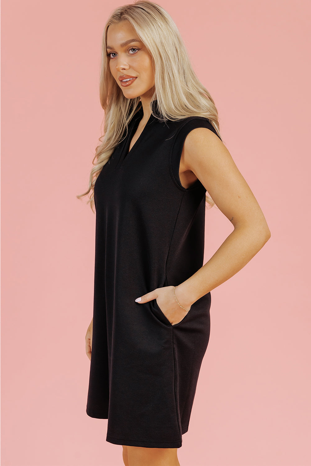 Bohemian Sleeveless Dress Front View