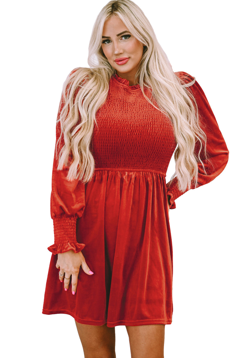 Bohemian Sleeveless Velvet Boho Dress