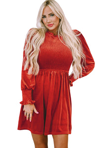 Bohemian Sleeveless Velvet Boho Dress