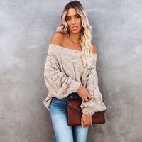 Bohemian Slouchy Cotton Sweater