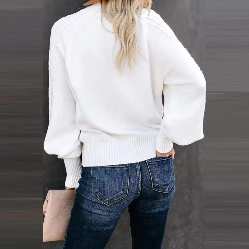 Bohemian Slouchy Sweater Earth Tones
