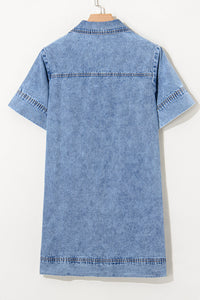 Bohemian Soft Denim Everyday Dress
