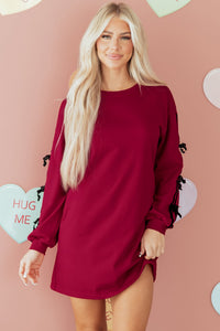 Bohemian Soft Knit Mini Dress