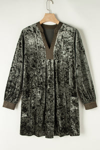 Bohemian Soft Velvet Flowy Mini