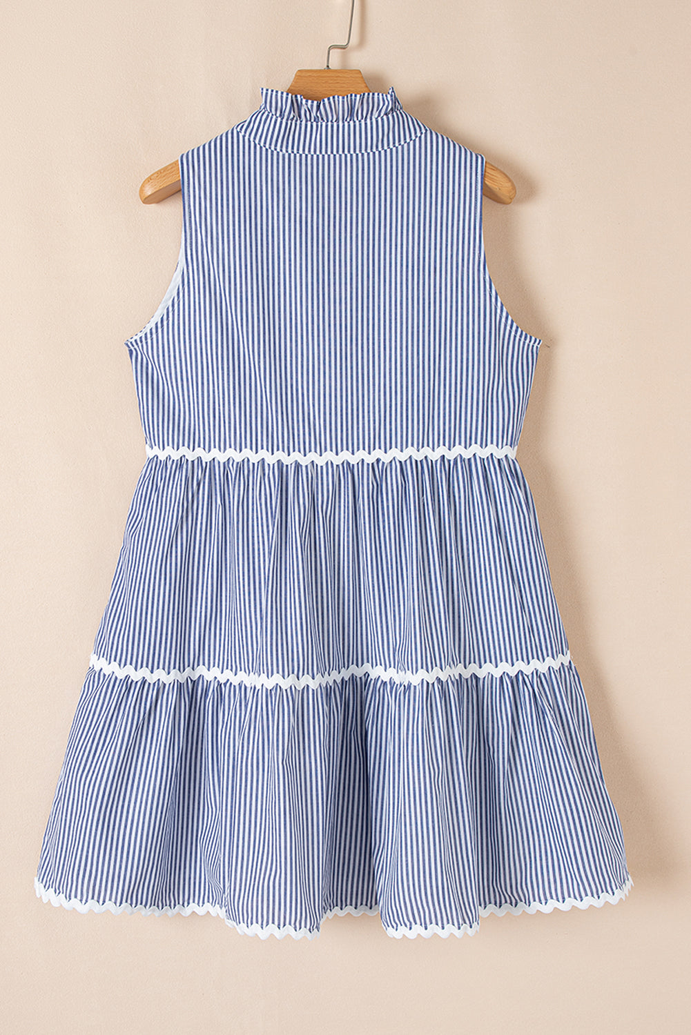 Bohemian Stripe Dress Close-Up
