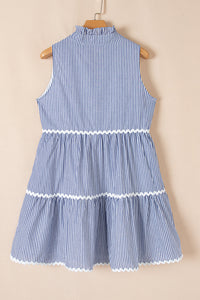 Bohemian Stripe Dress Close-Up