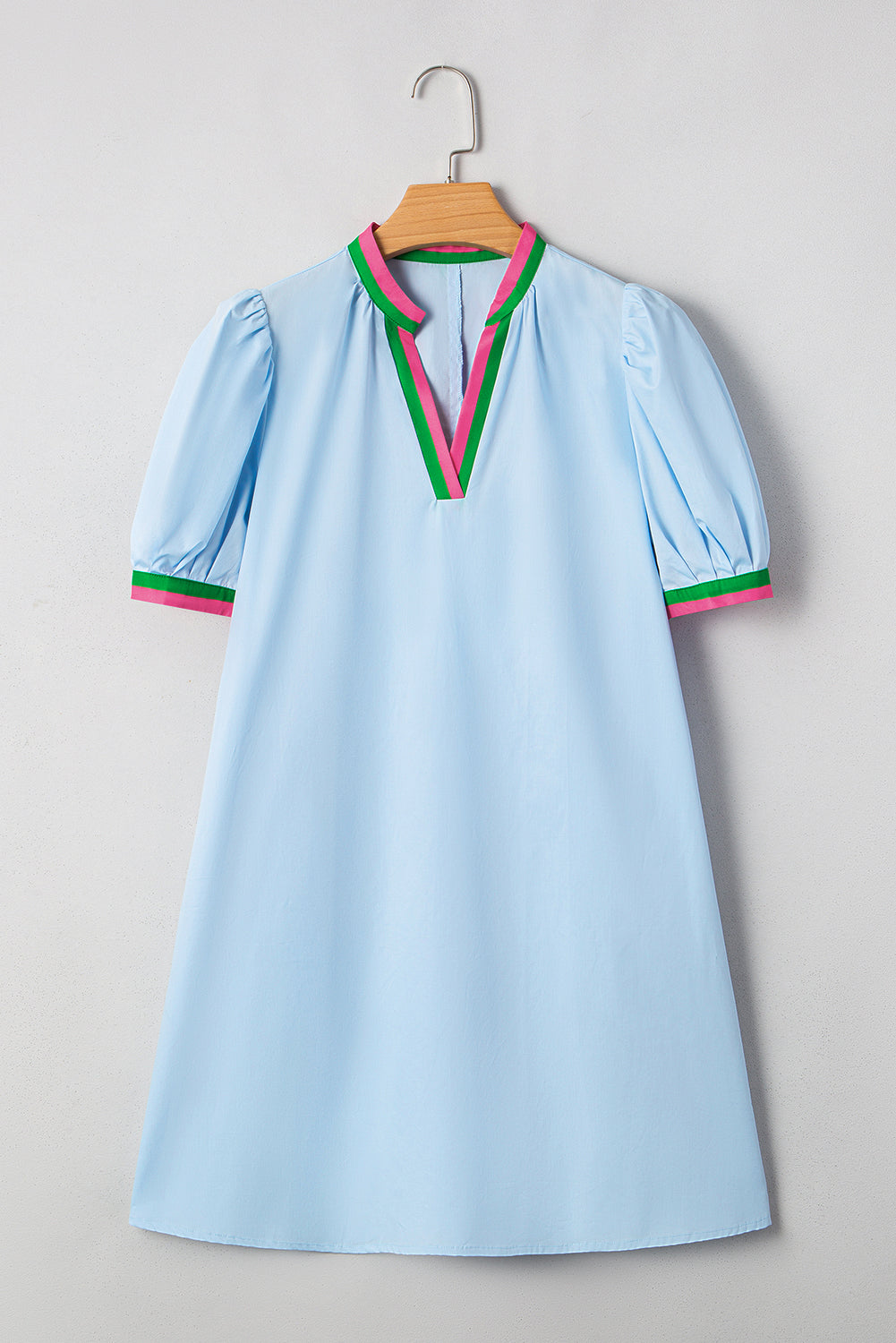 Bohemian Striped Dress Close-Up