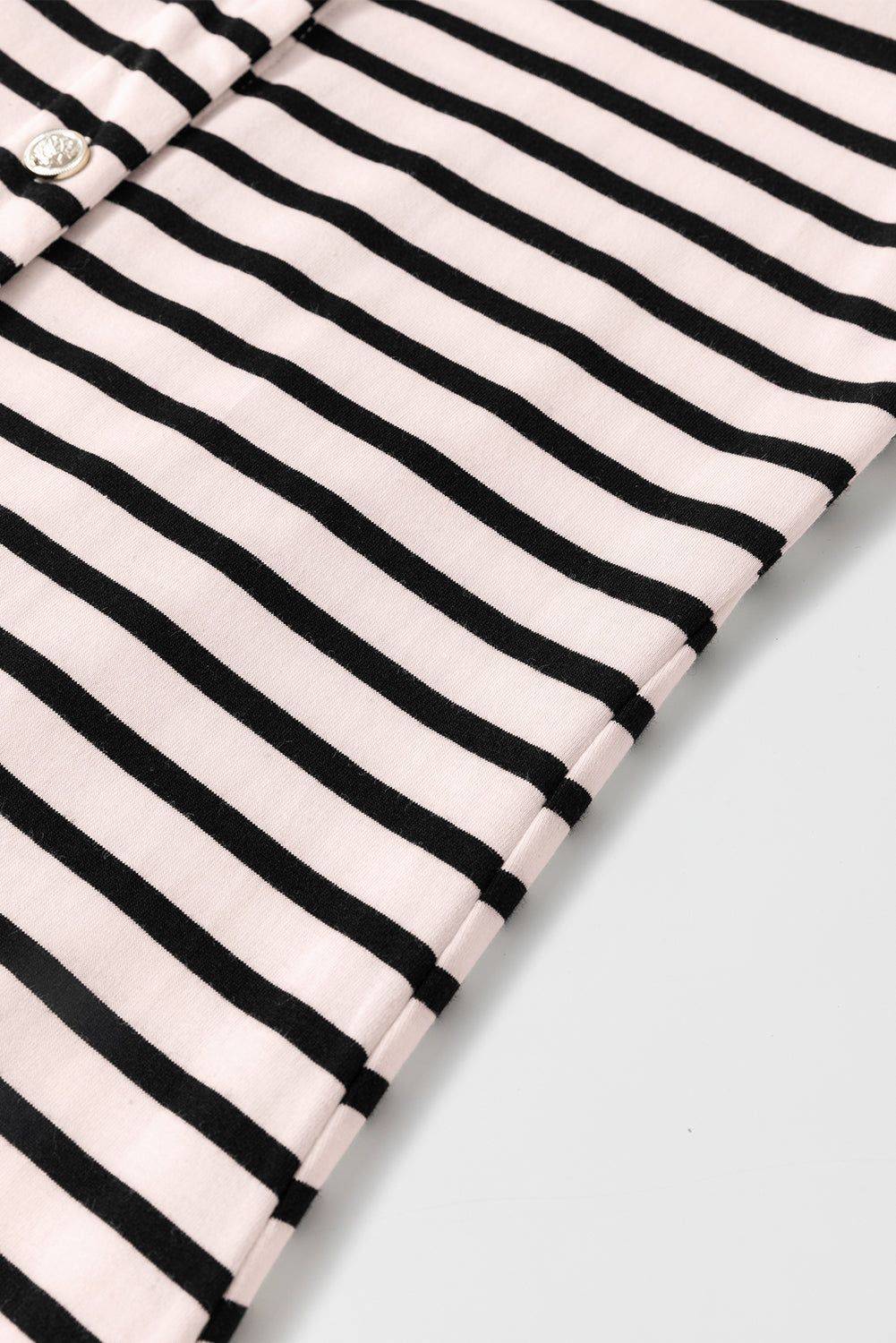 Bohemian striped dress waist detail