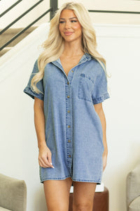 Bohemian Summer Denim Tunic Style