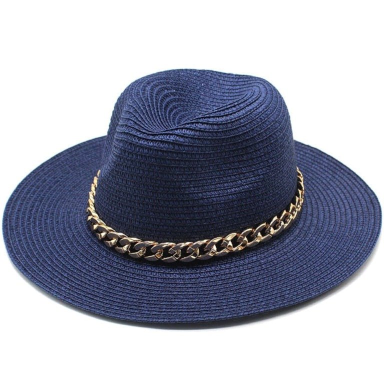 Bohemian summer hat ivory brim