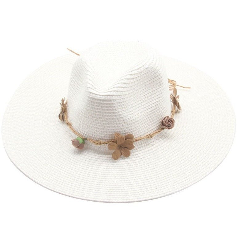 Bohemian Sun Hat Frayed Brim