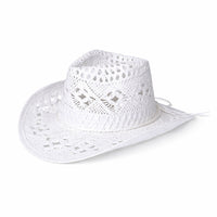 Bohemian sun straw cowgirl hat