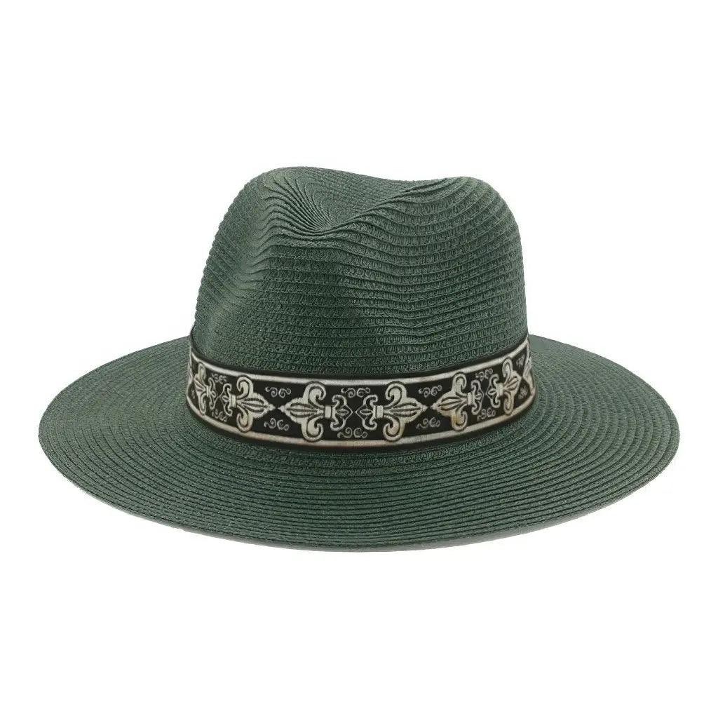 Bohemian Tan Straw Sun Hat